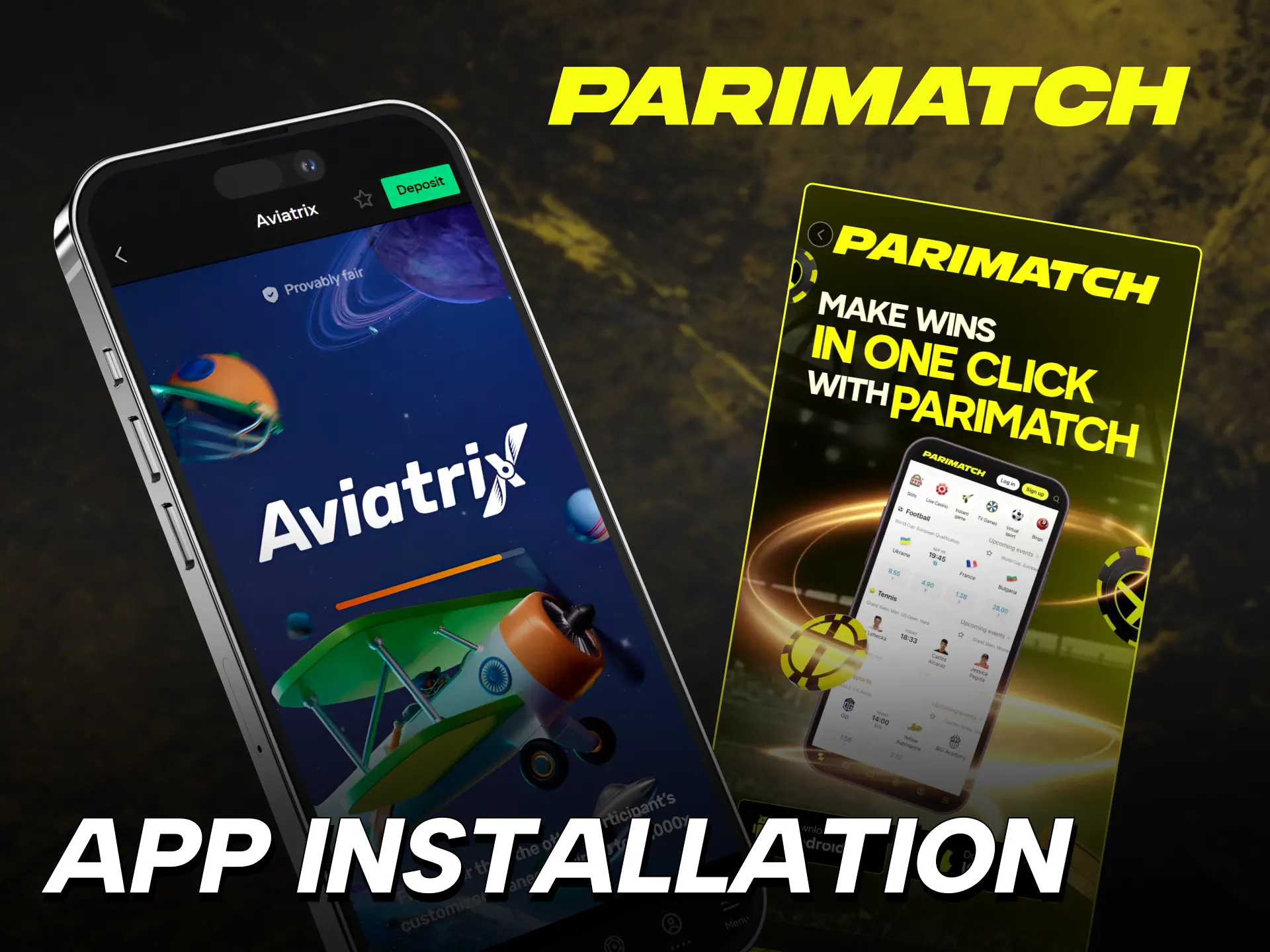 Follow the guide to set up the Parimatch Aviatrix app on Android or iOS.