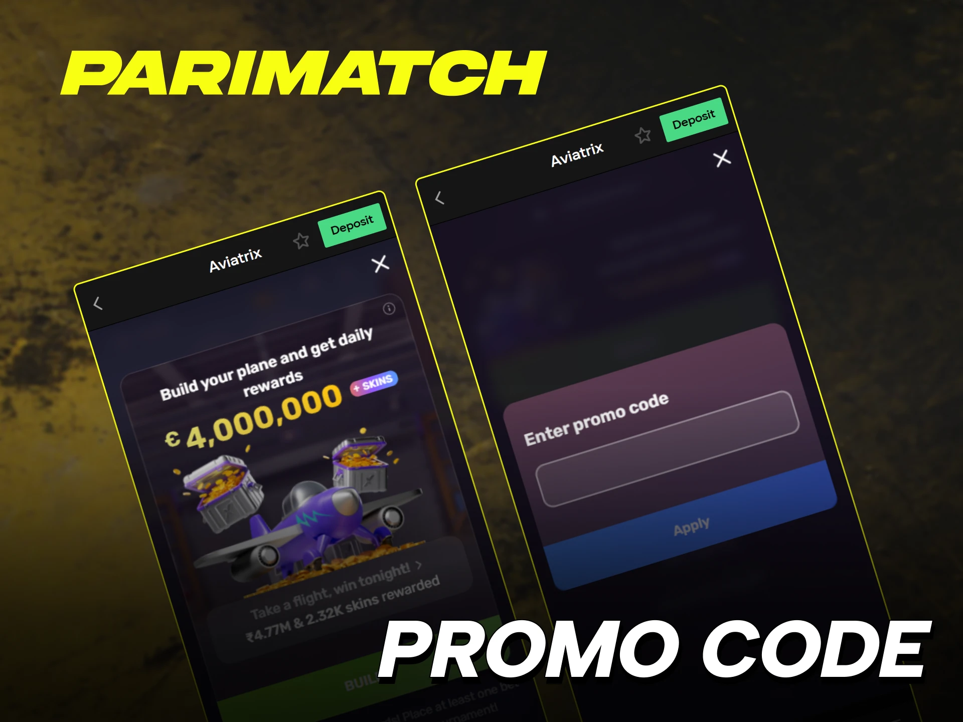 Use a Parimatch Aviatrix promo code to get exclusive betting rewards.