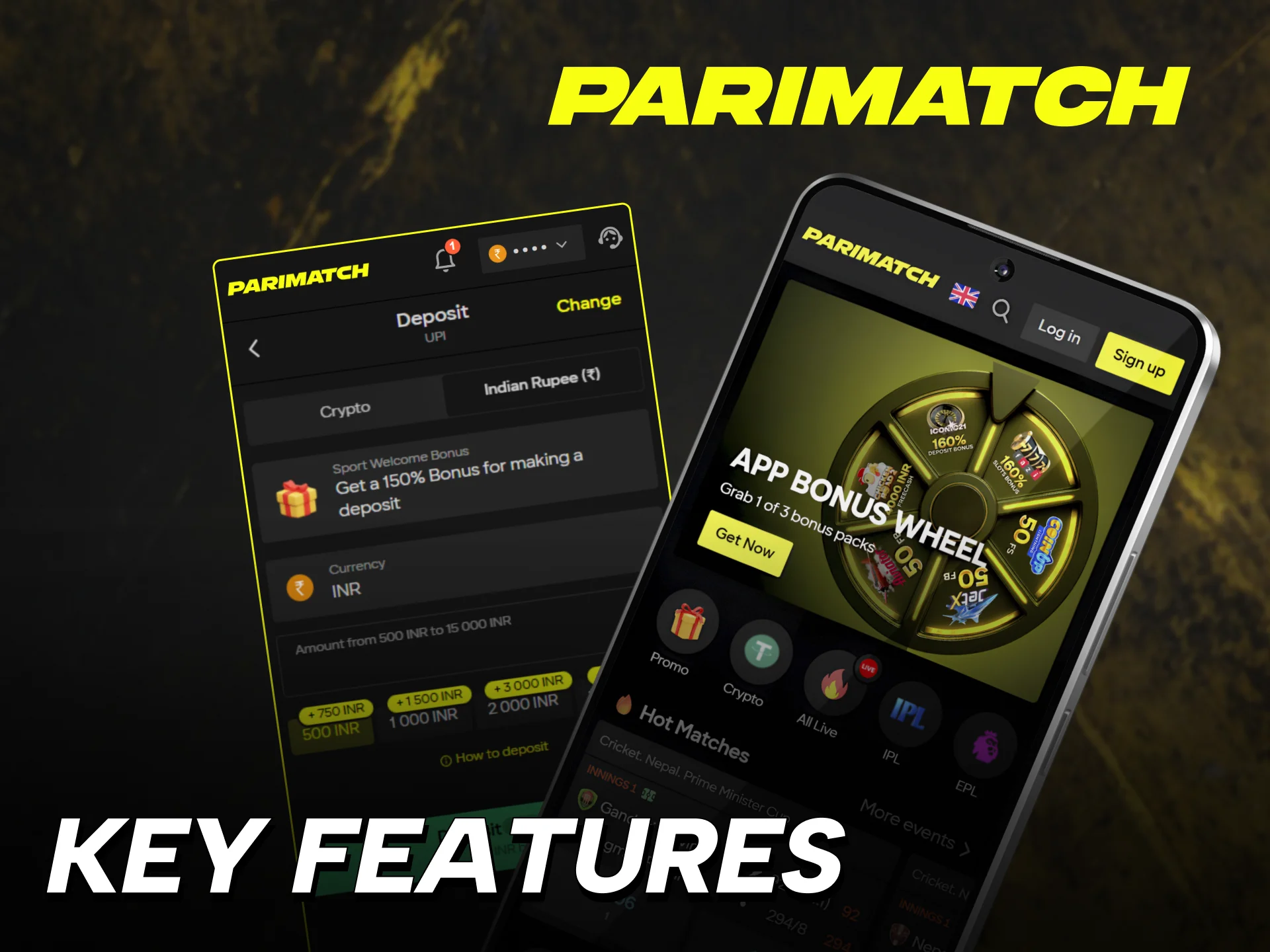 Discover unique Parimatch Casino features tailored for users in India.