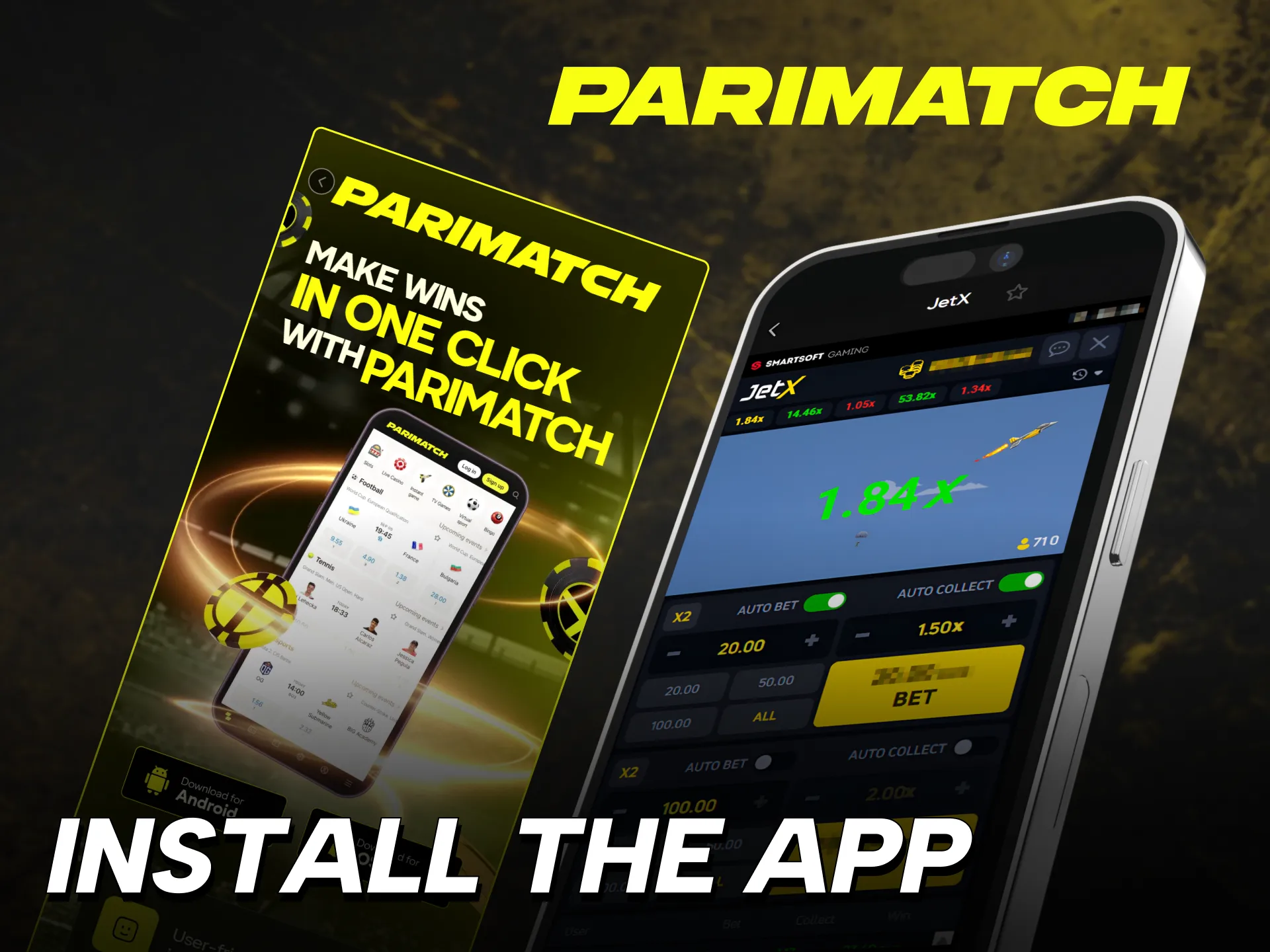 Follow the official tutorial to download the Parimatch JetX application.