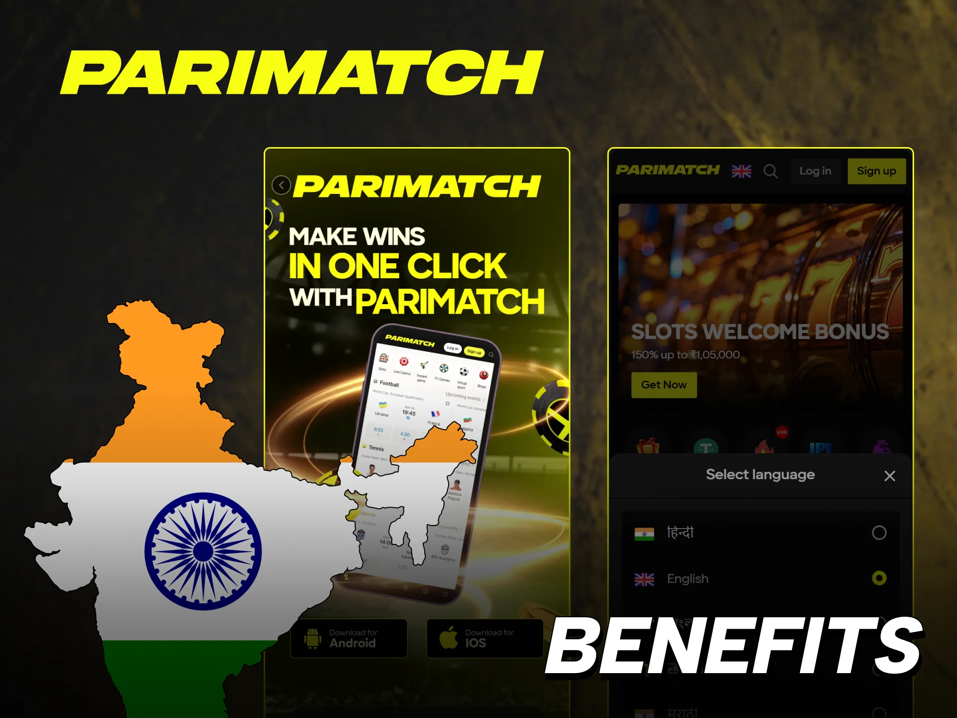 Enjoy localized features and cricket bonuses designed for Parimatch India users.
