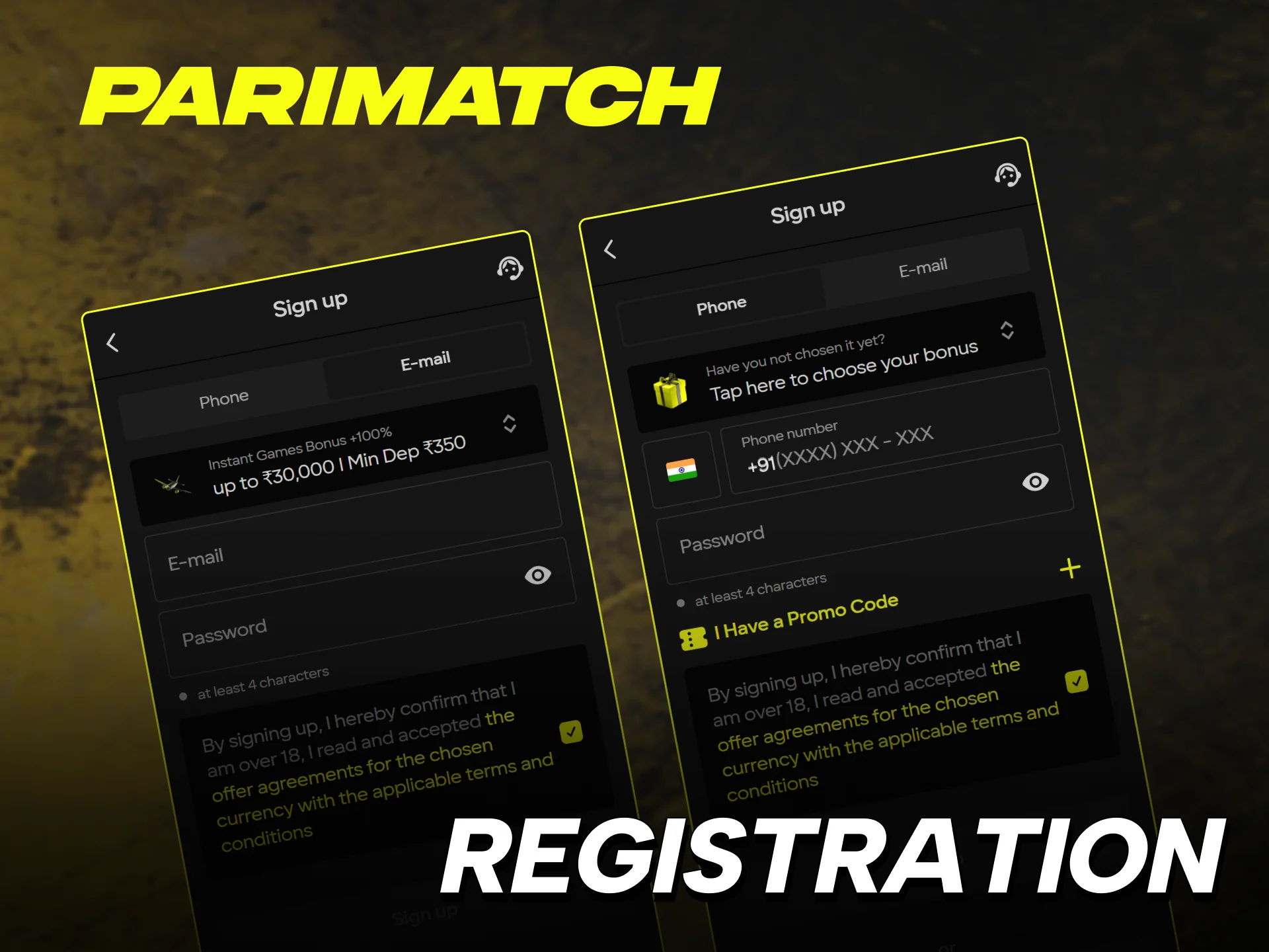 Follow the official guide to complete your Parimatch India registration.