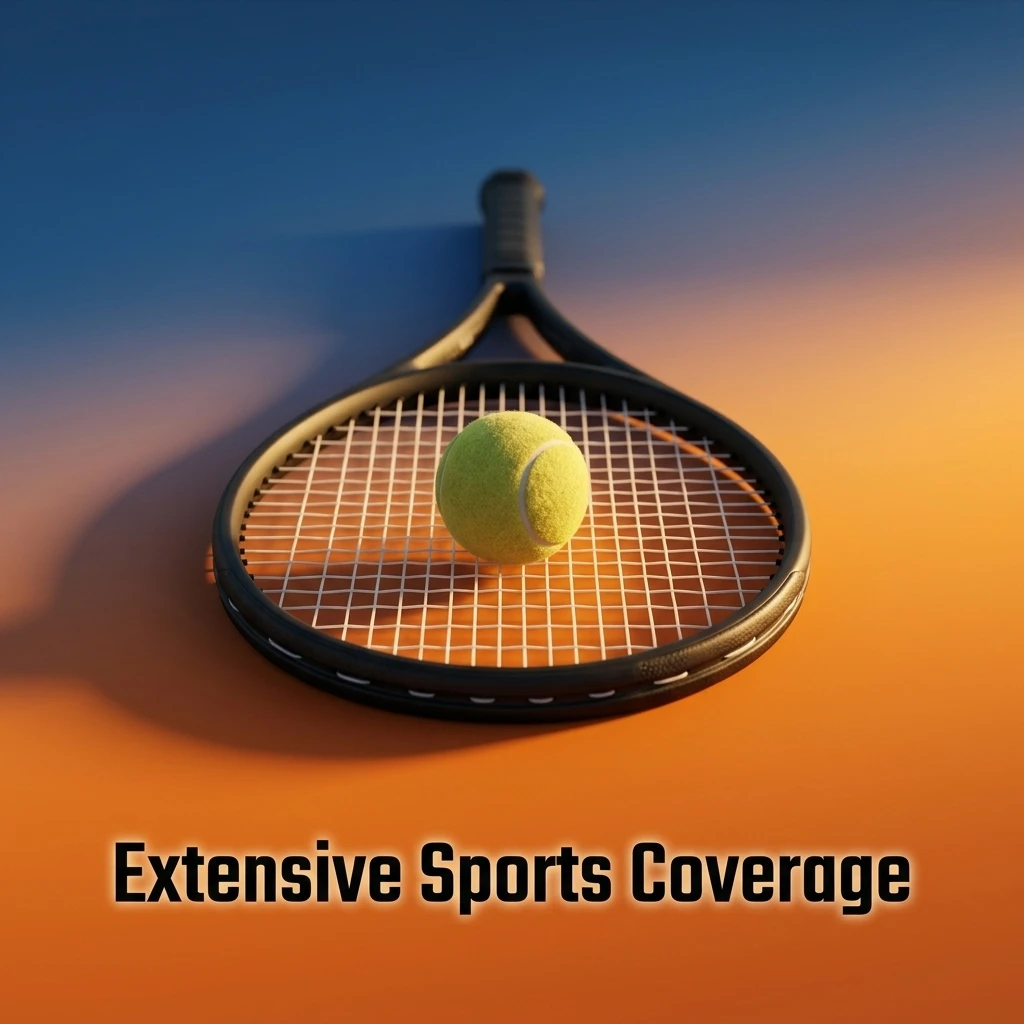 Extensive sports betting coverage in India featuring 30+ disciplines like cricket, kabaddi, and football.