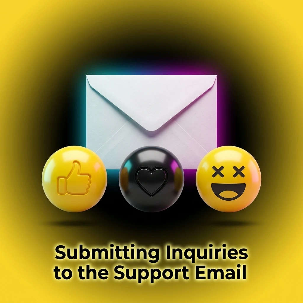 Sending a detailed email to Parimatch customer service for complex inquiries and verification.