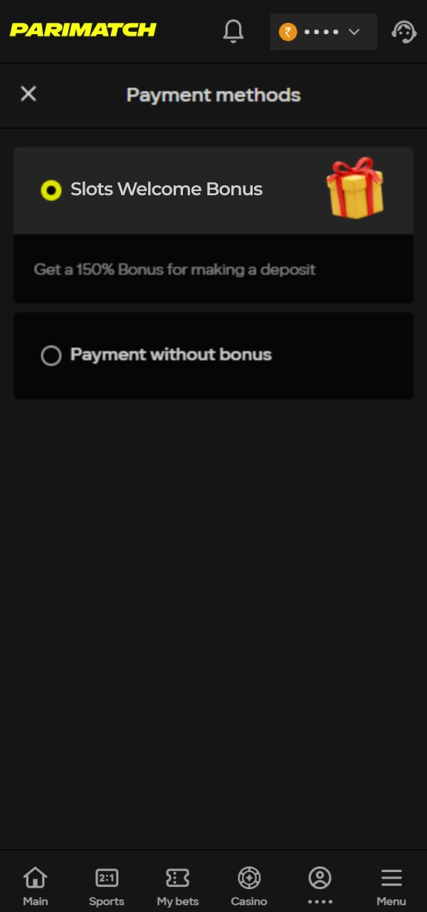 Activate your Parimatch Casino offer and boost your starting bankroll.