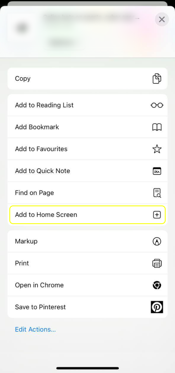 Create a shortcut for the Parimatch iOS app on your Apple device.
